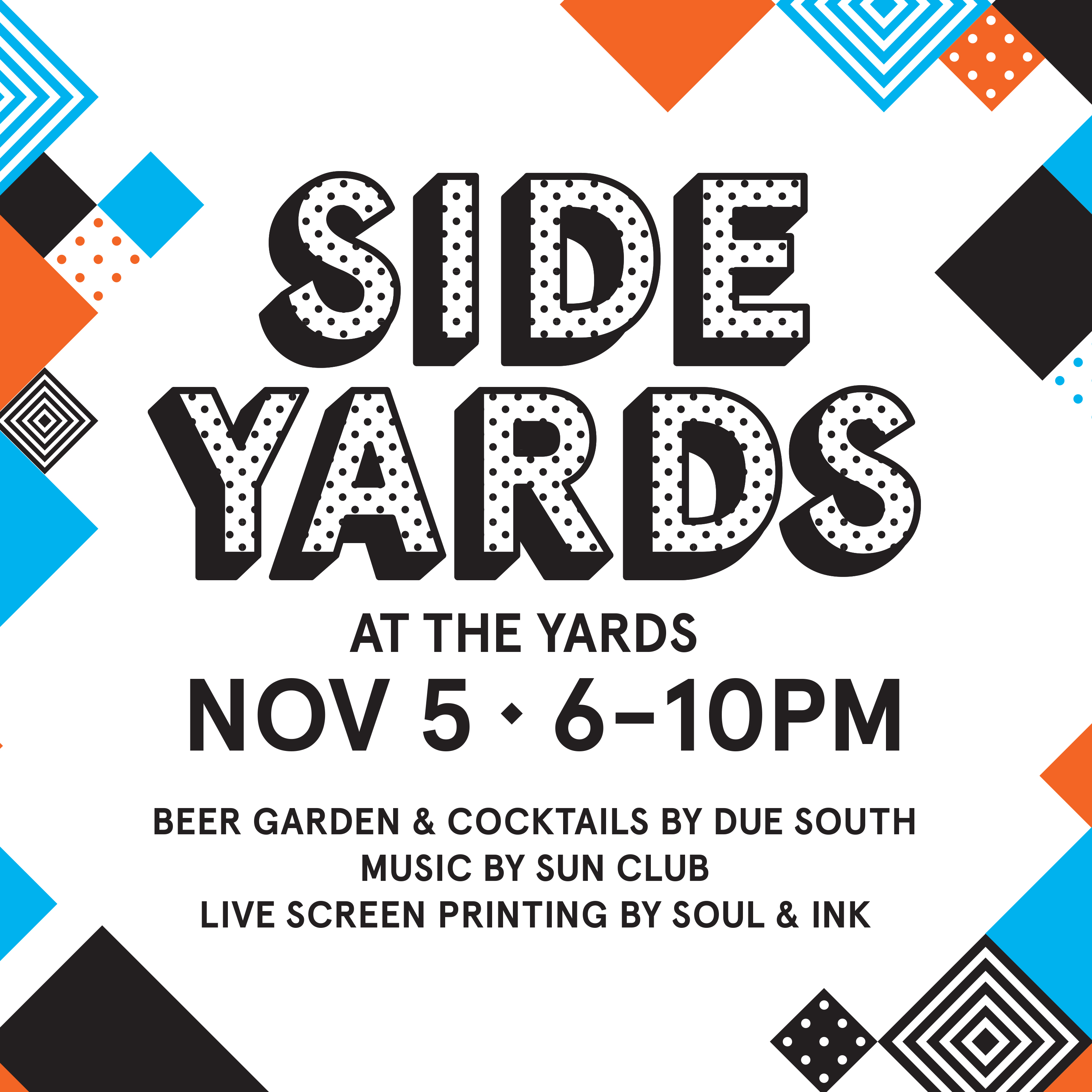 Side Yards promo flyer