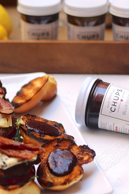 Gourmet ketchup on grilled sandwich buns from 'Chups in Washington DC