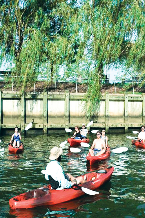Kayaking tour on the Anacostia river in DC
