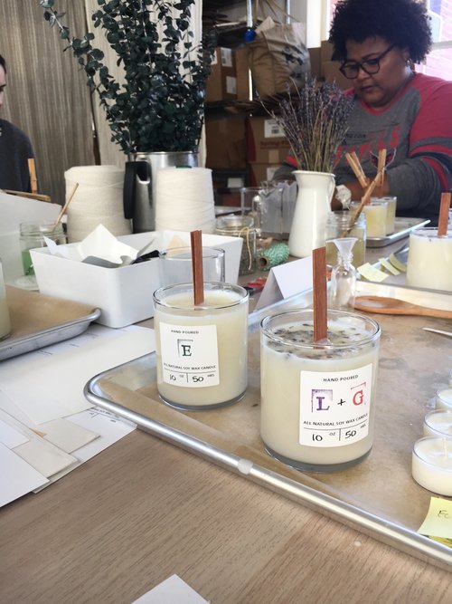 Soy Wax candle making workshop