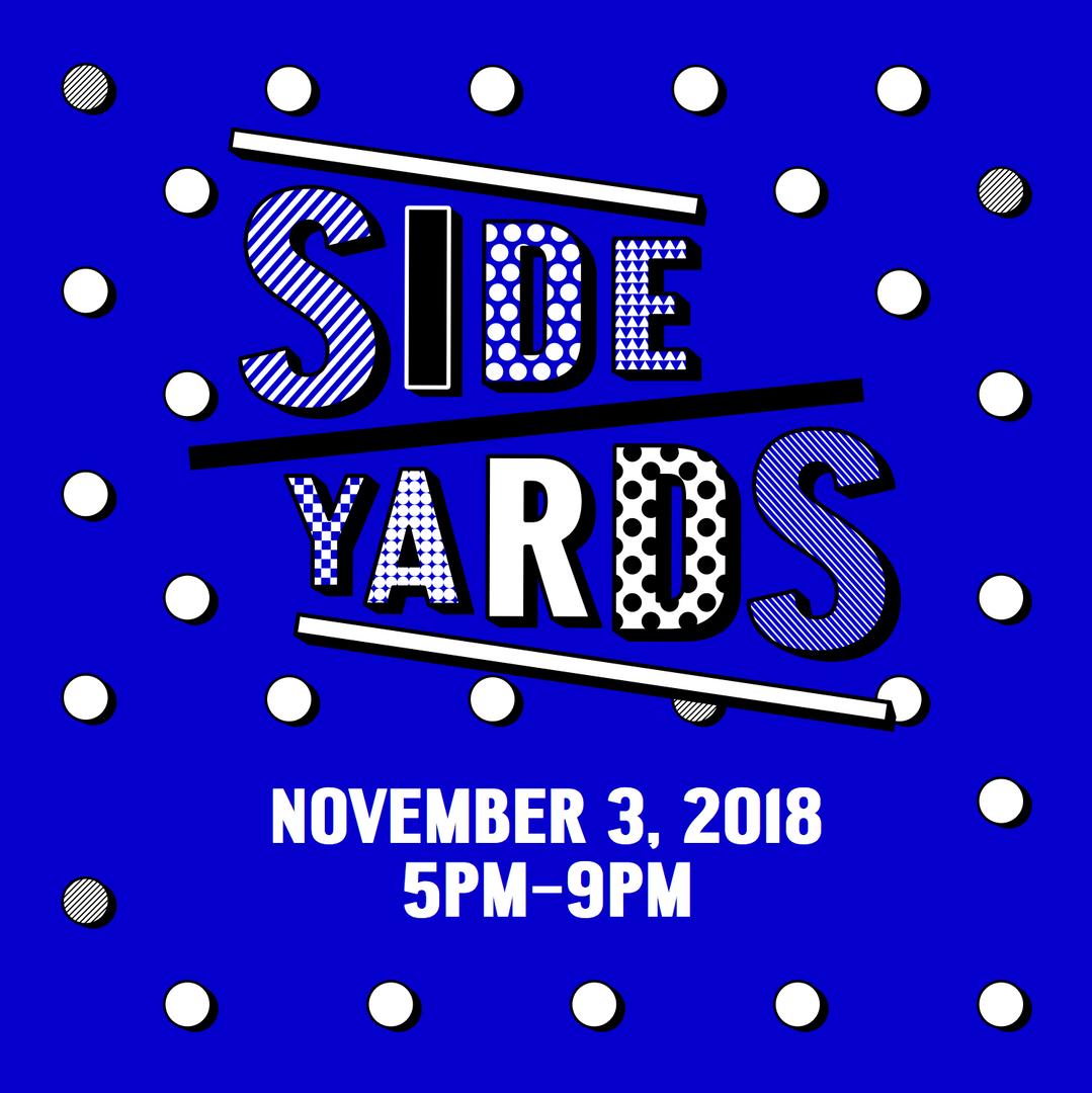 Flyer for Side Yards event